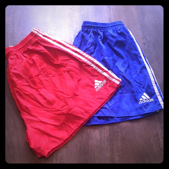 adidas vintage running shorts